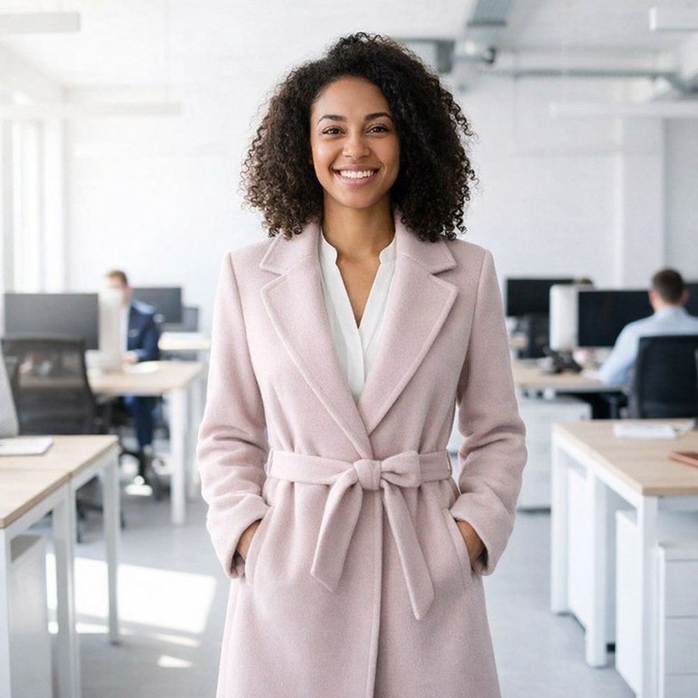 Ткань Пальтовая Вискоза Телесный цвет