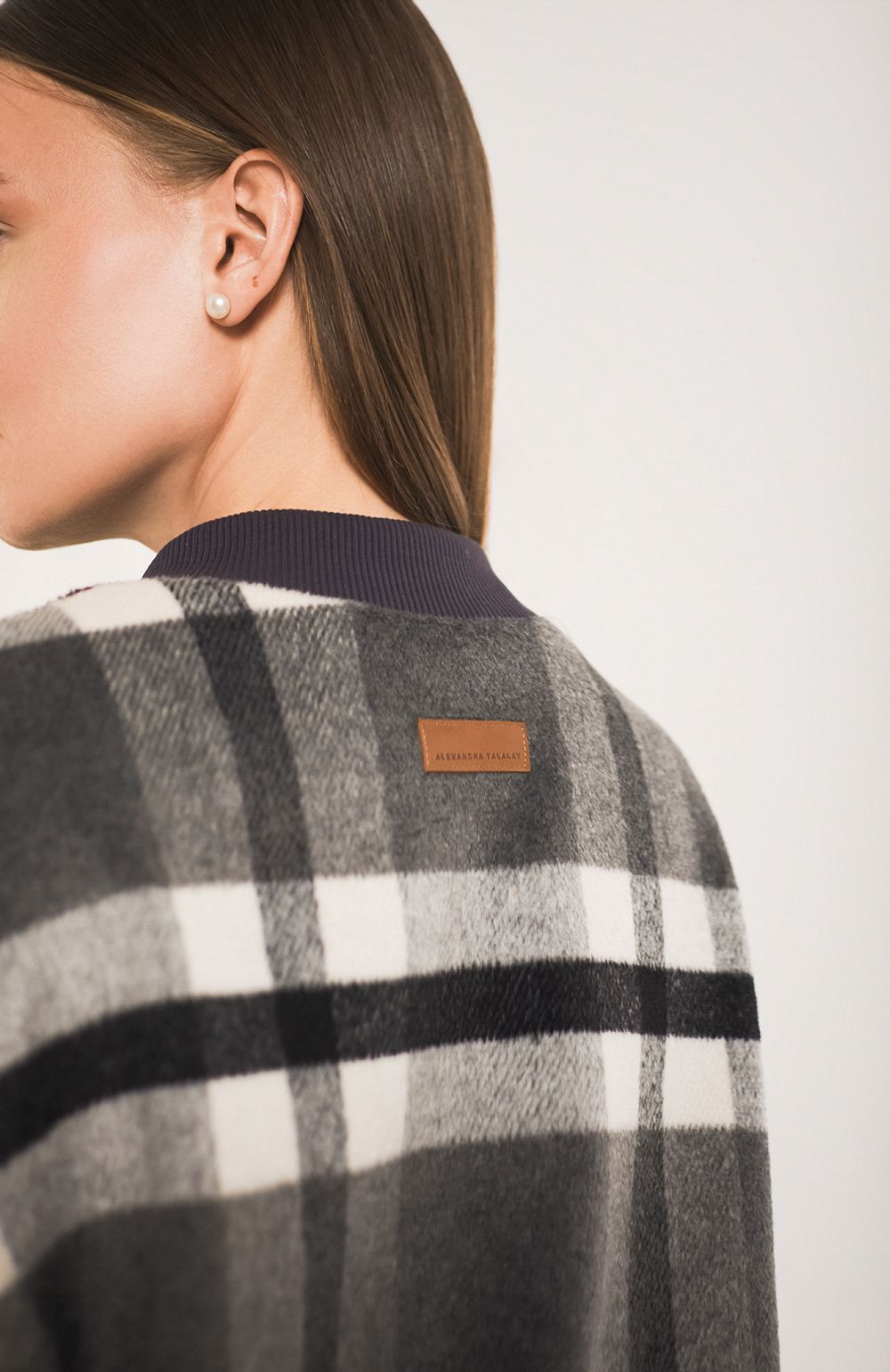 Бомбер Alexandra Talalay двухсторонний AW020 Черный