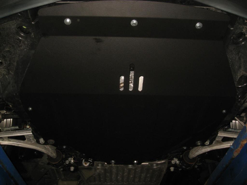 Защита ALFeco картера двигателя и кпп для Acura MDX 2014-, V-3,5 (сталь 2 мм) арт.ALF5101st