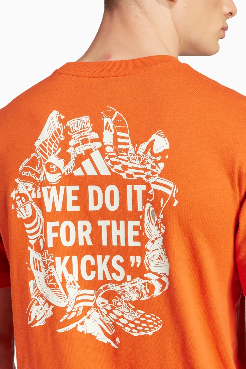 Футболка adidas Football Kicks Graphic - оранжевый