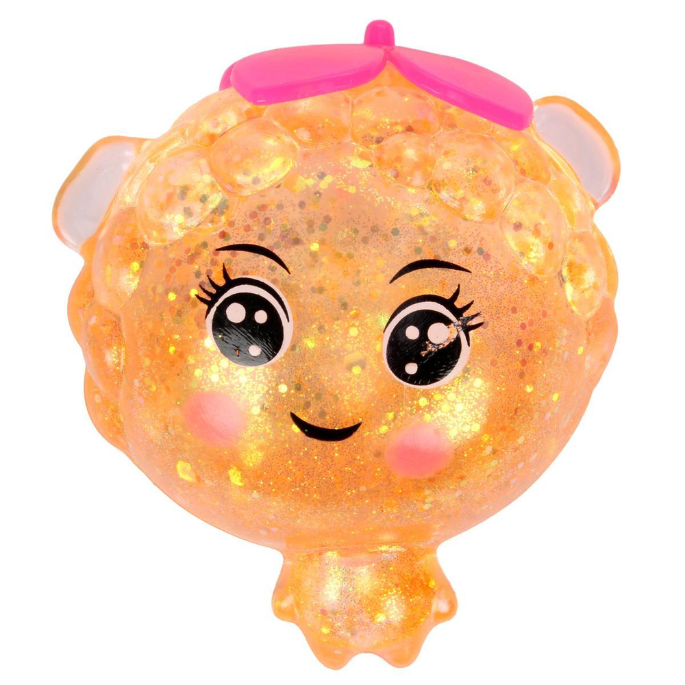 Мякиш с блестками сказочное животное, 4 цвета , с-30389