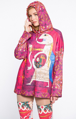 Комплект (худи и гетры) "Химера", по мотивам живописи художника-сюрреалиста Виктора Браунера