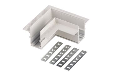 20AZ CS90-W (1/50) Угловой соединитель для встраиваемого шинопровода