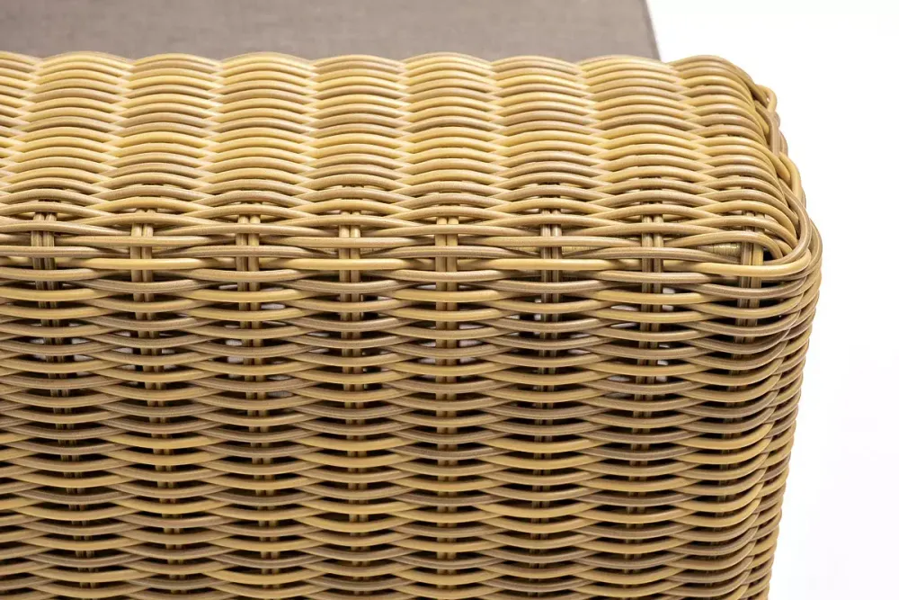 "Боно" лаунж-зона из искусственного ротанга, цвет соломенный