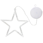 Фигура светодиодная «Звезда» 18х17 см (батарейки 3 ААА), 1 реж, Теплый белый
