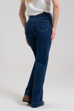 Джинсы клёш с пуговицами