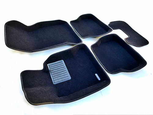 Коврики салона для BMW 5 (E60/E39) (1995-2003-2010) Euromat 3D Business черные. Арт. EMC3D-001204