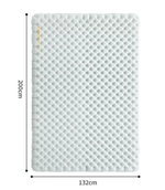 Коврик надувной Naturehike 200х132х8 см, серый, без мешка