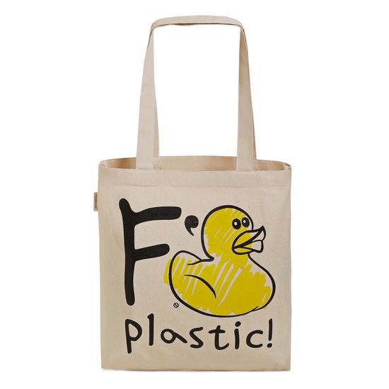 Шоппер ZEERO "Duck plastic" плотный с дном, 35х38 см