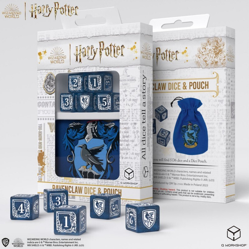 Набор кубиков Harry Potter. Ravenclaw Dice&Pouch