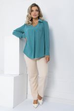Блуза Вики (изумруд) Б12694-13 LT Collection