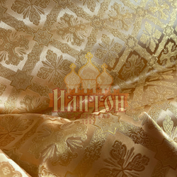 Парча "Канон" жёлтая