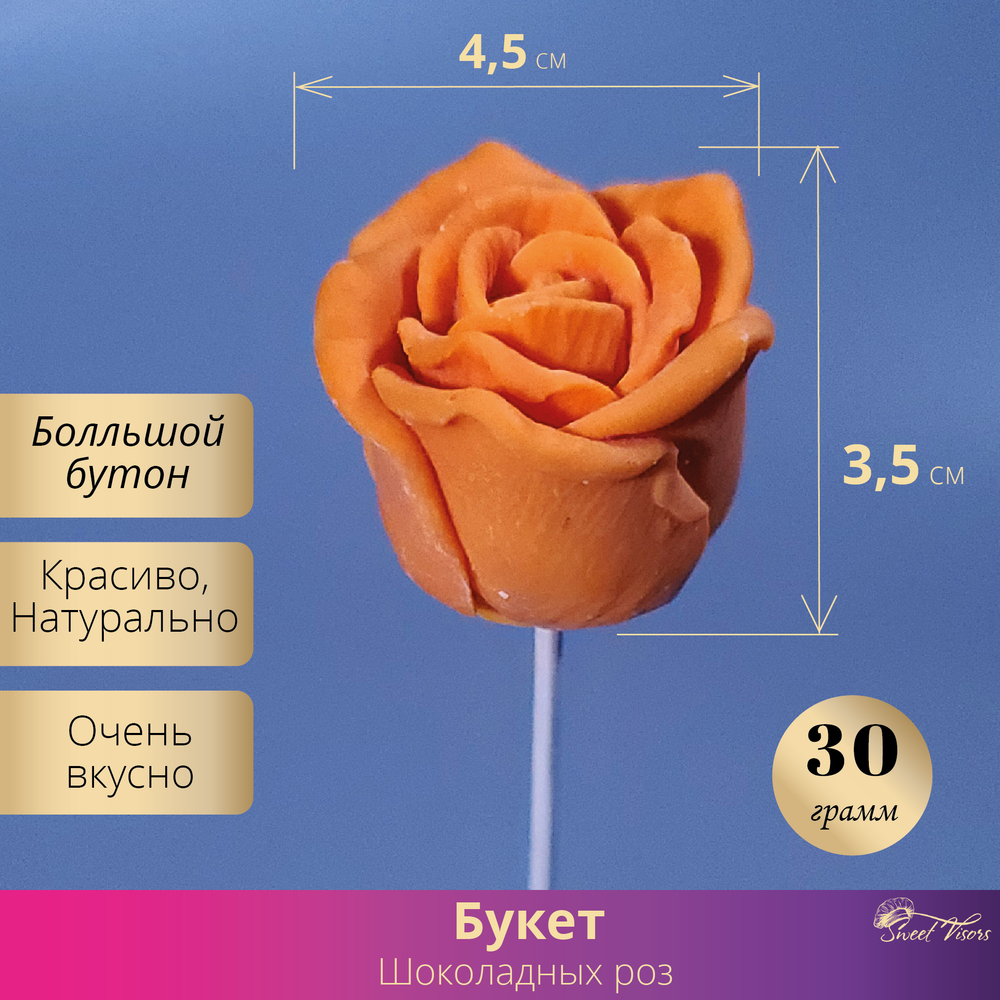 Розы из шоколада.  Кондитерская Сладкие Козырьки Sweet Visors Светланы Дегтеревой