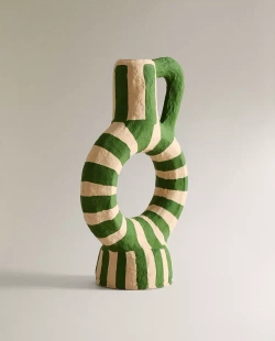 ZARA HOME ПОДСВЕЧНИК ИЗ ПАПЬЕ-МАШЕ, РАЗНОЦВЕТНЫЙ