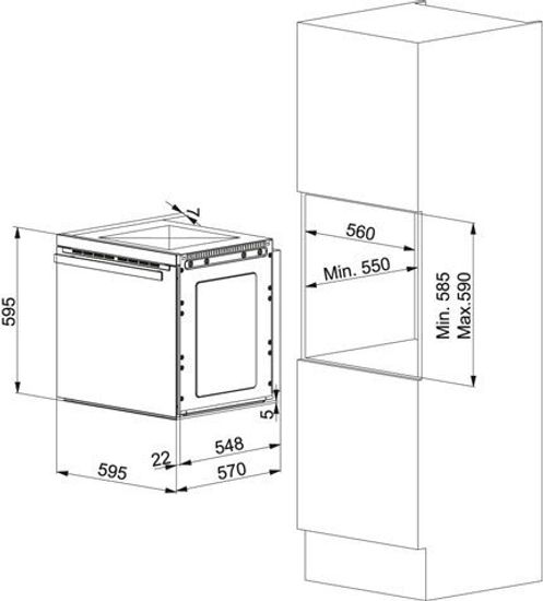 Электрический духовой шкаф FRANKE CR 912 M XS DCT 60+