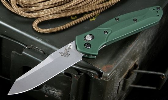 Складной нож Benchmade 940 Osborne Reverse Tanto c клинком из стали CPM-S30V, рукоять алюминий