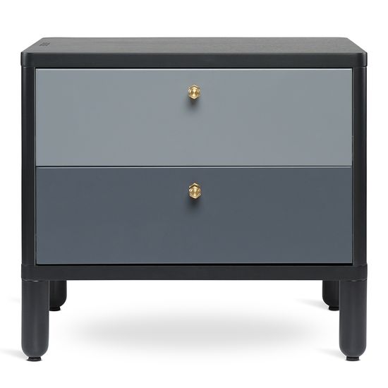 Тумба прикроватная saga, hordur, 55х40х50 см, черная