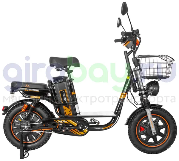 Электровелосипед Kugoo Kirin V3 PRO (60V/21Ah) внедорожная резина фото №10