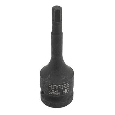 Головка-бита 6-гранная ударная 6мм,1/2'' RockForce RF-24407806MPB