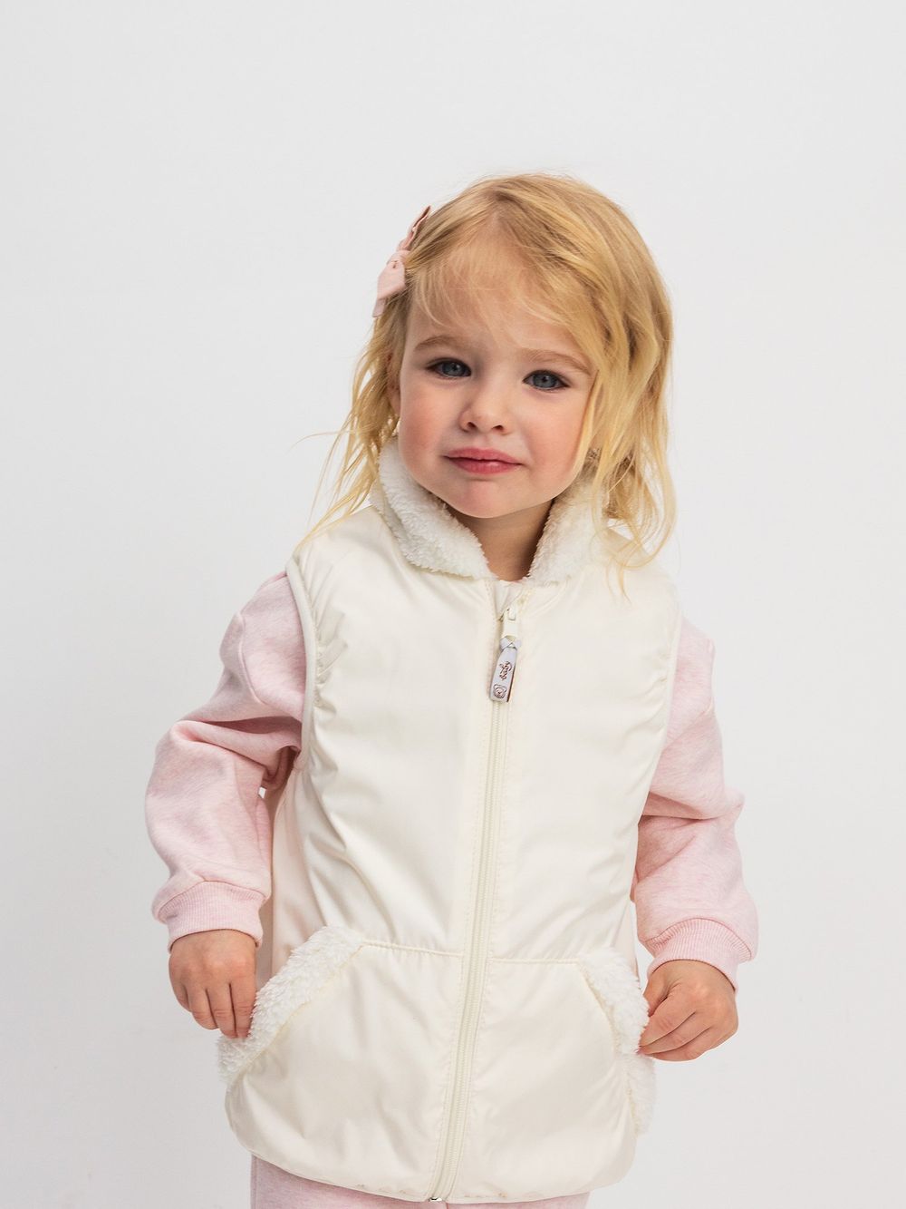 Жилет двухсторонний "Молоко" 0+