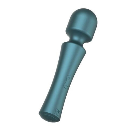 Зеленый wand-вибратор Romp Presto - 20 см.