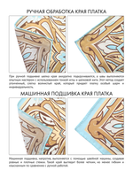 Платок «Арабески» 100% шёлк