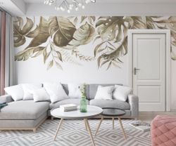 Акварельные листья