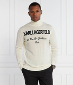 Хлопковый гольф knit Karl Lagerfeld - бежевый(655020 534399)