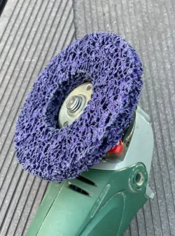 Круг / диск зачистной, коралловый, шлифовальный для УШМ. Диаметр 125 мм. Фиолетовый