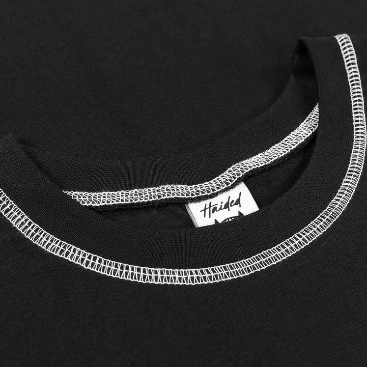 Футболка HAIDED CONTRAST, черный