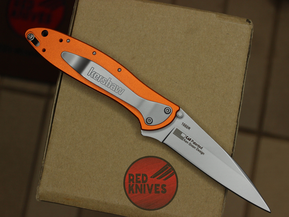 Нож KERSHAW Leek 1660 - рукоять оранж