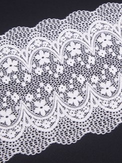 03-150 Кружево эластичное 18 см, белый