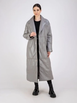 Пальто кожаное из натуральной кожи