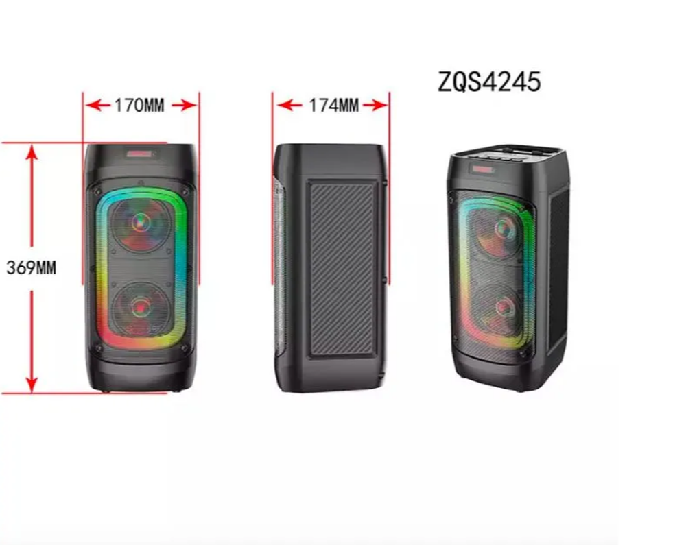 Беспроводная колонка BT Speaker ZQS-4245 30W/3.6A Караоке