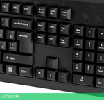Клавиатура Oklick 170M USB черный
