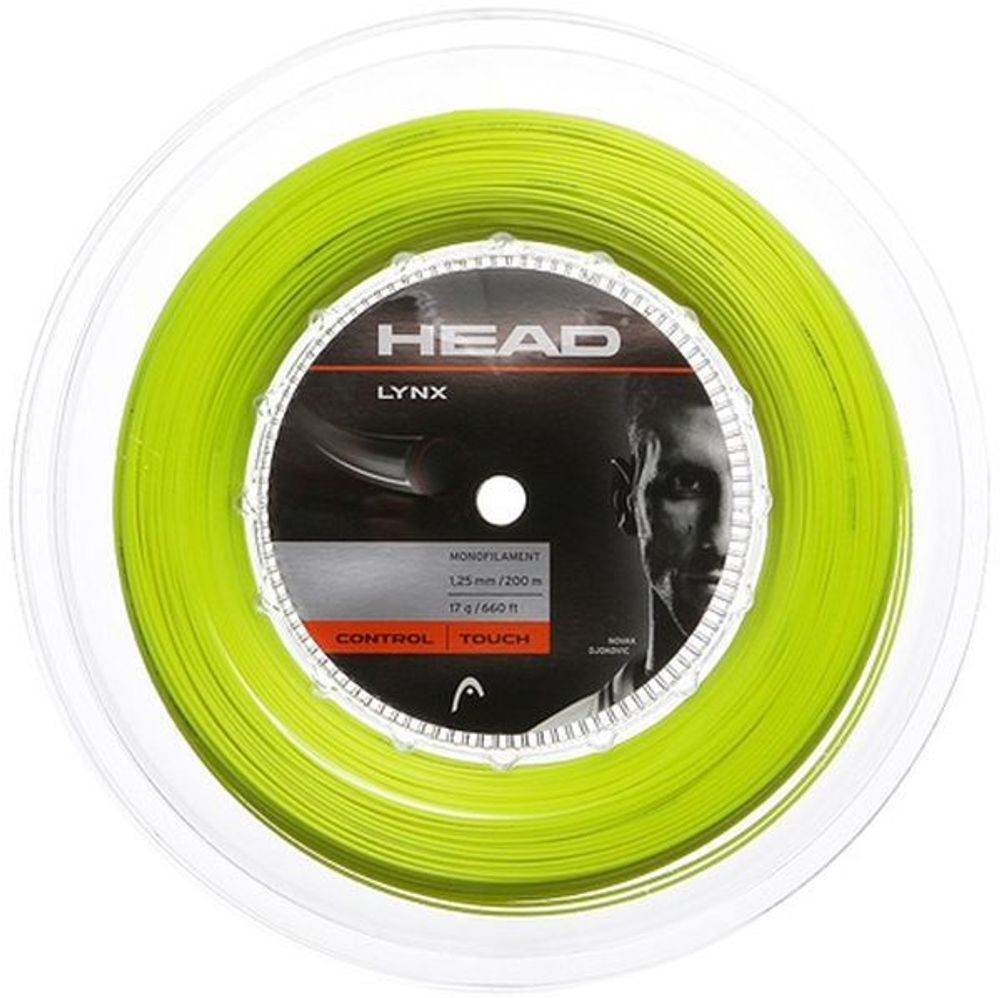 Теннисные струны Head LYNX (200 m) - желтый
