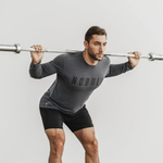 Серый лонгслив NOBULL