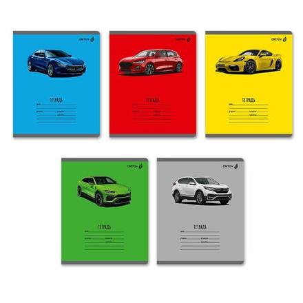 Тетрадь А5 18л лин. Светоч "Дрифт" выб.лак.