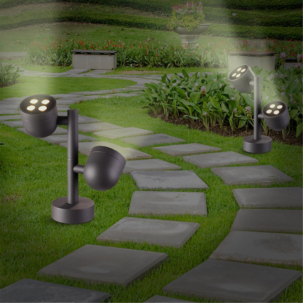 358117 STREET NT19 367 темно-серый  Ландшафтный светильник IP65 LED 3000К 20W 100-240V GALEATI