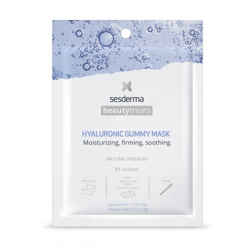 Sesderma BEAUTYTREATS Hyaluronic Gummy Mask - Двухфазная увлажняющая маска для лица