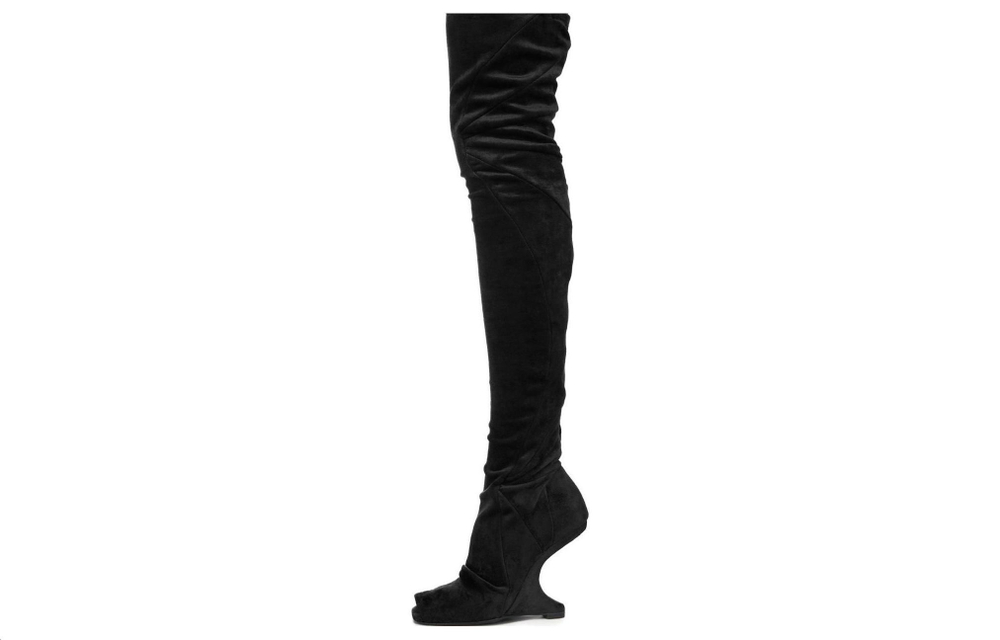 RICK OWENS/RO Over the knee Boots Women"s Black
