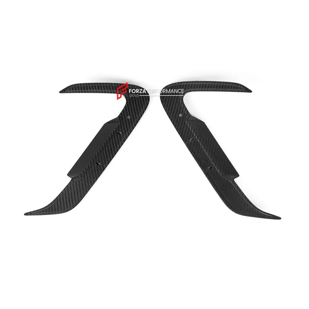 Карбоновые накладки на передние крылья жабры для BMW X3 G01 Рестайлинг 2022-2024 / X4 G02 Рестайлинг 2022+ / iX3 G08 Рестайлинг 2022+ БМВ