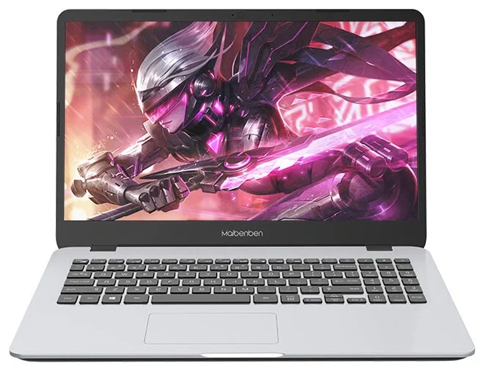 Ноутбук MAIBENBEN M547, 15.6&amp;quot; (1920x1080) IPS/AMD Ryzen 7 4700U/8ГБ DDR4/256ГБ SSD/Radeon Graphics/Linux, серебристый [M5471SA0LSRE0]