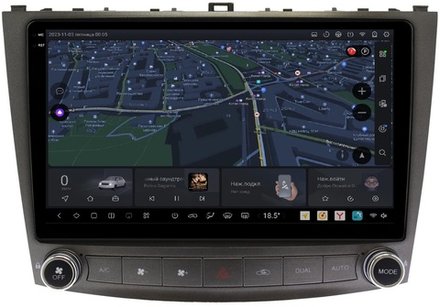 Магнитола для Lexus IS 2 2005-2012 - Carmedia SF-1030 QLed+2K, Android 13, UIS7870 (DUDU7), CarPlay, SIM-слот