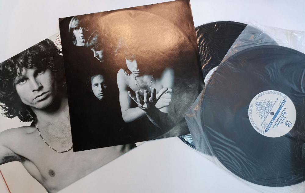 Винтажная виниловая пластинка LP The Doors The Best Of The Doors 2LP (Польша 1991)