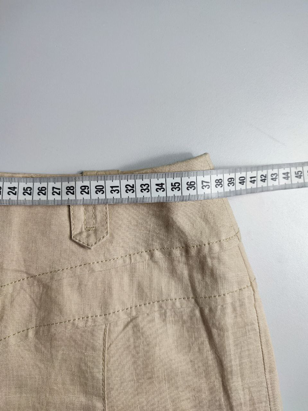 Юбка STEINBERG летняя из хлопка и льна 46-48 размер