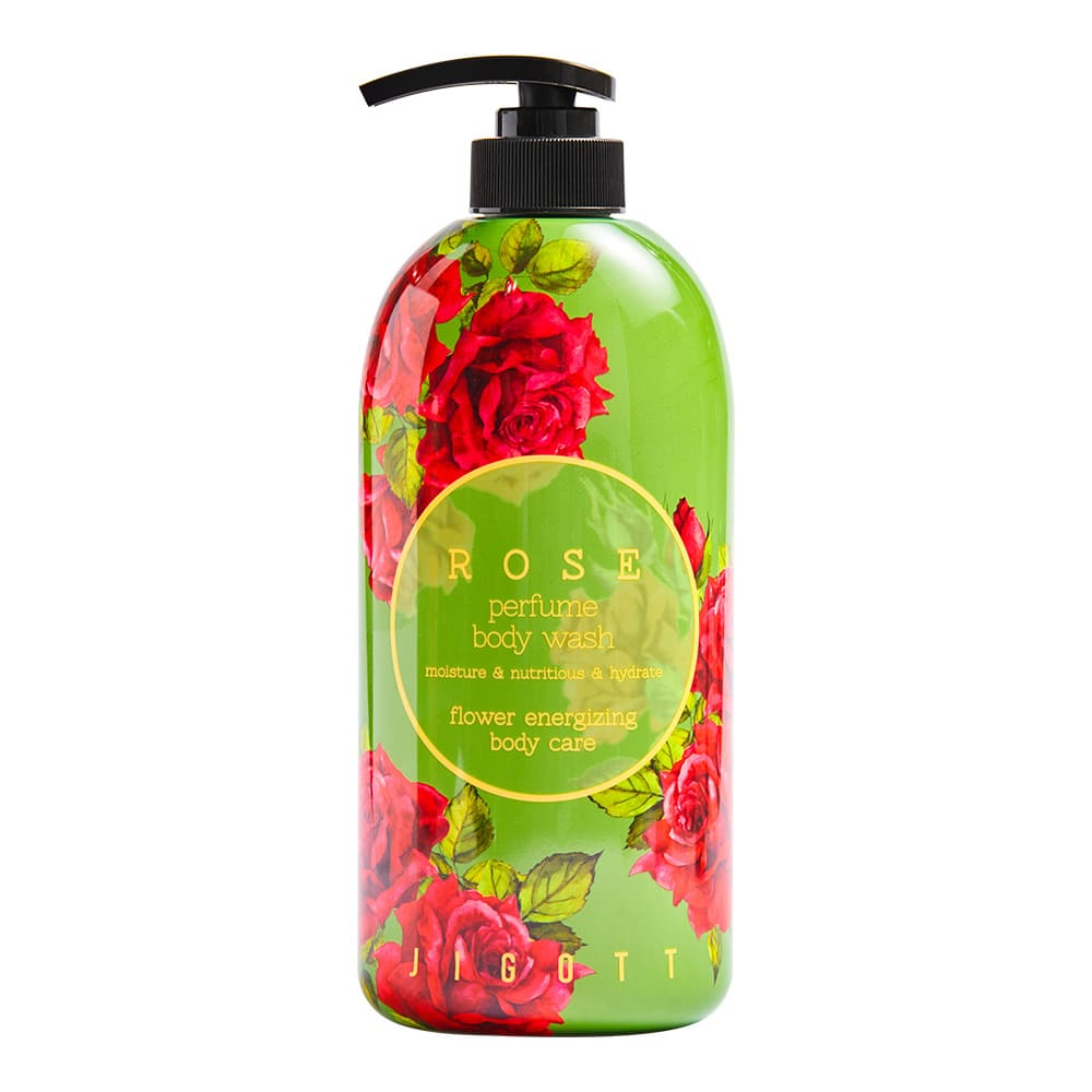 [JIGOTT] ROSE PERFUME BODY WASH - Гель для душа ПАРФЮМИРОВАННЫЙ/РОЗА, 750 мл