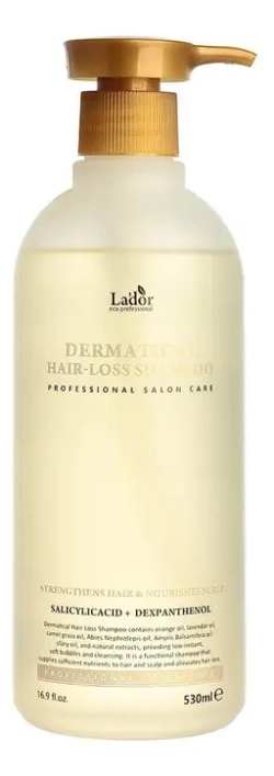 Lador Шампунь против выпадения волос - Dermatical hair loss shampoo, 530мл