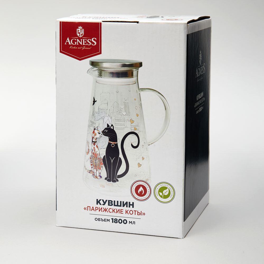 КУВШИН "ПАРИЖСКИЕ КОТЫ" 1800 МЛ