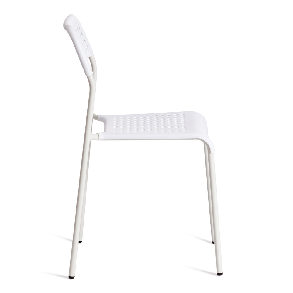 Стул ADDE (mod. C-049) металл/пластик, 39 х 49 х 78 см, White (белый)